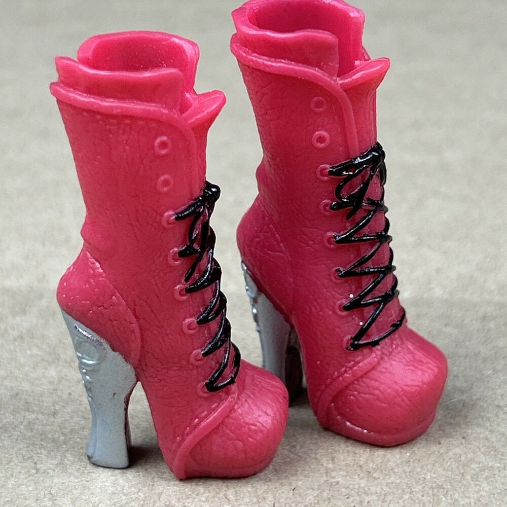 Ever After High Doll Poppy O'Hair 1st Chapter Pink & Silver Replacement Boots